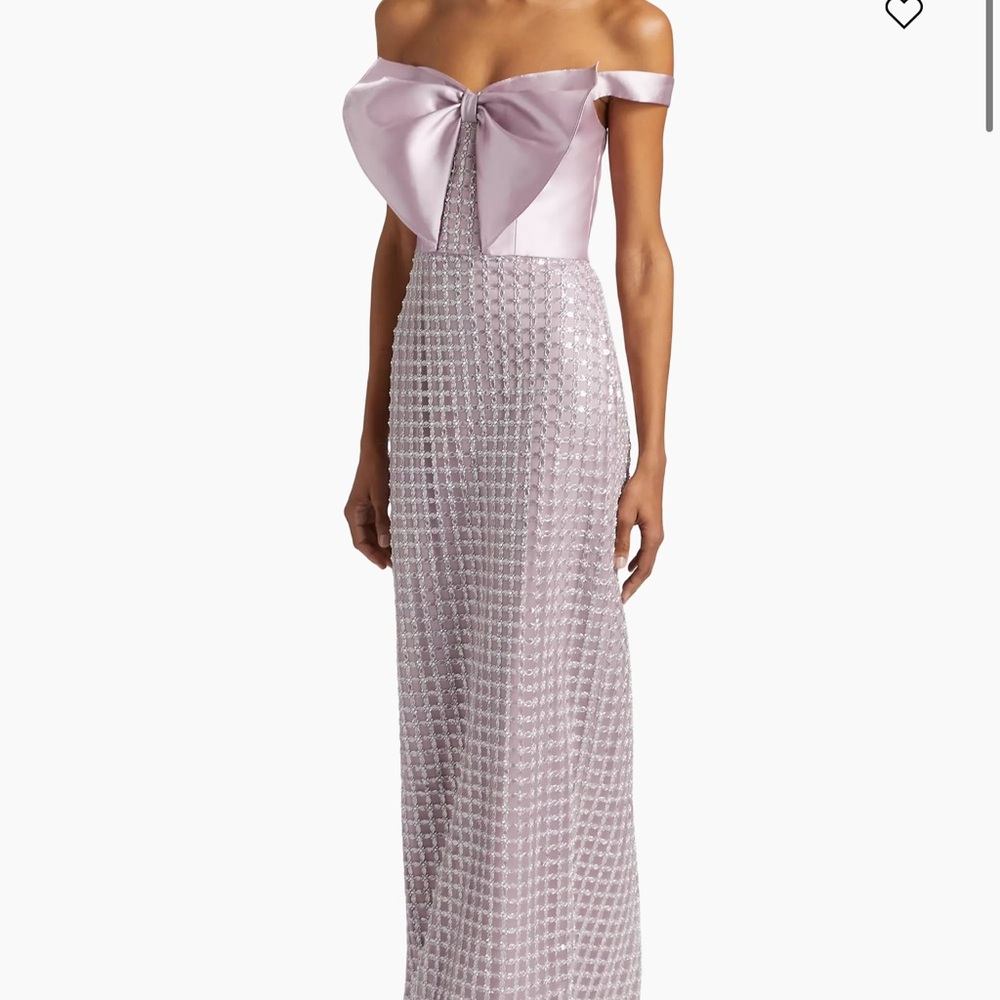 Theia Cynthia Sequin Embellished Gown